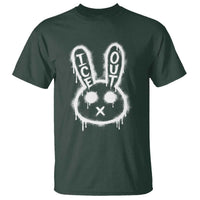Cool Bunny Ice Out T Shirt Graffiti Style Rabbit FDT Anti Immigration Enforcement