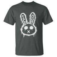 Cool Bunny Ice Out T Shirt Graffiti Style Rabbit FDT Anti Immigration Enforcement
