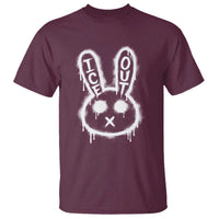 Cool Bunny Ice Out T Shirt Graffiti Style Rabbit FDT Anti Immigration Enforcement