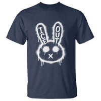 Cool Bunny Ice Out T Shirt Graffiti Style Rabbit FDT Anti Immigration Enforcement