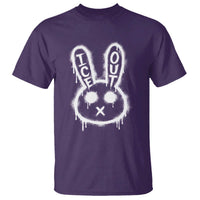 Cool Bunny Ice Out T Shirt Graffiti Style Rabbit FDT Anti Immigration Enforcement