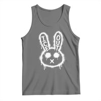 Cool Bunny Ice Out Tank Top Graffiti Style Rabbit FDT Anti Immigration Enforcement