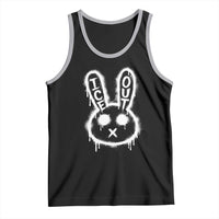 Cool Bunny Ice Out Tank Top Graffiti Style Rabbit FDT Anti Immigration Enforcement
