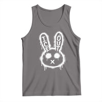 Cool Bunny Ice Out Tank Top Graffiti Style Rabbit FDT Anti Immigration Enforcement