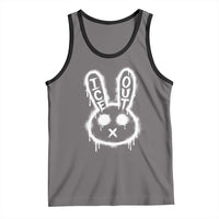 Cool Bunny Ice Out Tank Top Graffiti Style Rabbit FDT Anti Immigration Enforcement
