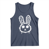 Cool Bunny Ice Out Tank Top Graffiti Style Rabbit FDT Anti Immigration Enforcement