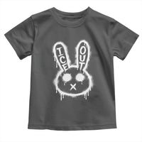Cool Bunny Ice Out Toddler T Shirt Graffiti Style Rabbit FDT Anti Immigration Enforcement