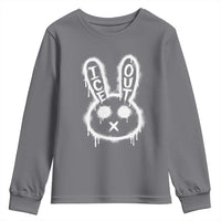 Cool Bunny Ice Out Youth Sweatshirt Graffiti Style Rabbit FDT Anti Immigration Enforcement