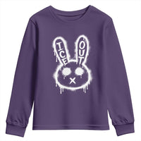 Cool Bunny Ice Out Youth Sweatshirt Graffiti Style Rabbit FDT Anti Immigration Enforcement