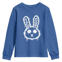 Cool Bunny Ice Out Youth Sweatshirt Graffiti Style Rabbit FDT Anti Immigration Enforcement