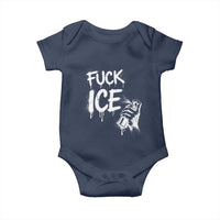 Fck Ice Baby Onesie Vintage Graffiti No Human is Illegal
