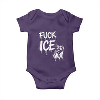 Fck Ice Baby Onesie Vintage Graffiti No Human is Illegal