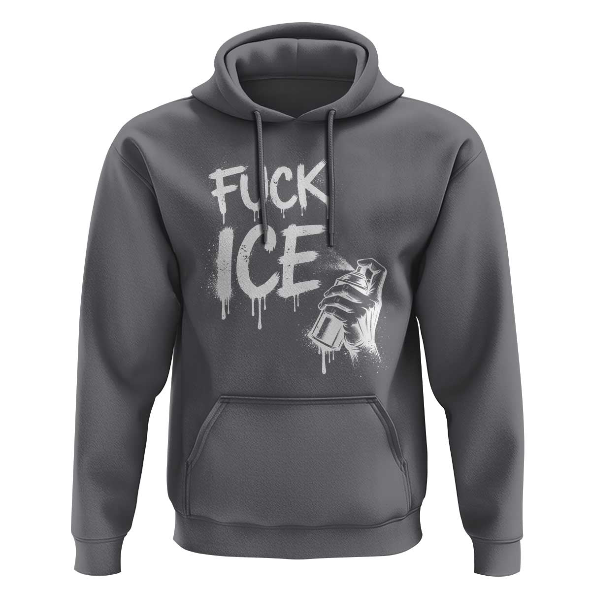 Fck Ice Hoodie Vintage Graffiti No Human is Illegal