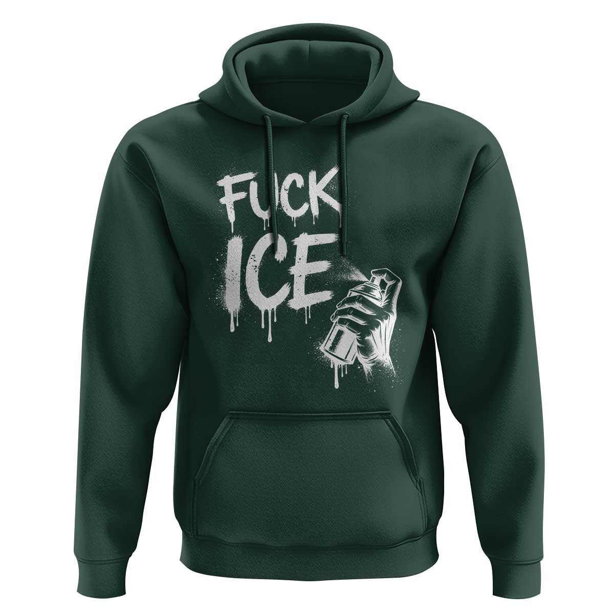 Fck Ice Hoodie Vintage Graffiti No Human is Illegal