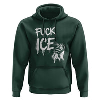 Fck Ice Hoodie Vintage Graffiti No Human is Illegal