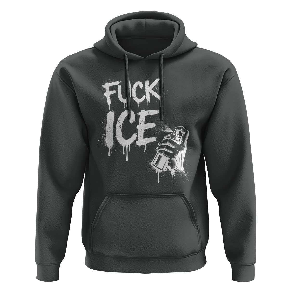 Fck Ice Hoodie Vintage Graffiti No Human is Illegal