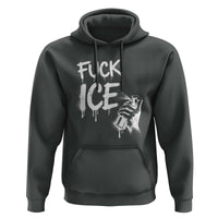Fck Ice Hoodie Vintage Graffiti No Human is Illegal