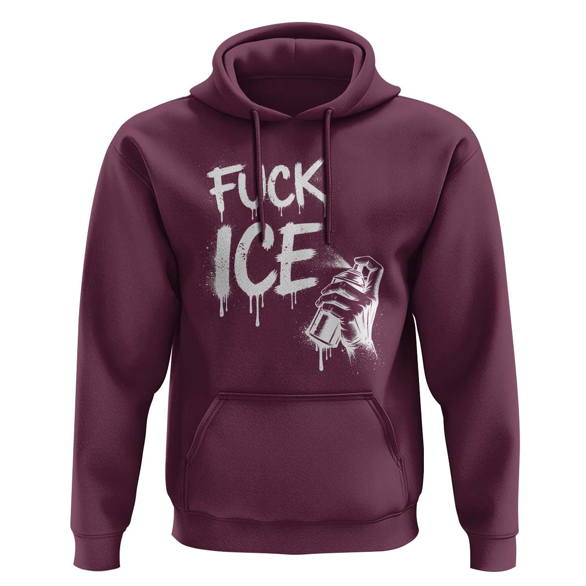 Fck Ice Hoodie Vintage Graffiti No Human is Illegal