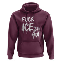 Fck Ice Hoodie Vintage Graffiti No Human is Illegal