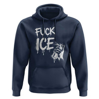 Fck Ice Hoodie Vintage Graffiti No Human is Illegal