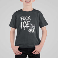 Fck Ice T Shirt For Kid Vintage Graffiti No Human is Illegal