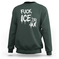 Fck Ice Sweatshirt Vintage Graffiti No Human is Illegal