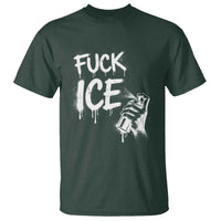 Fck Ice T Shirt Vintage Graffiti No Human is Illegal