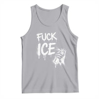 Fck Ice Tank Top Vintage Graffiti No Human is Illegal