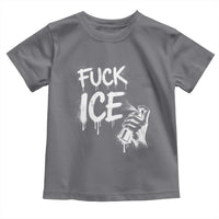 Fck Ice Toddler T Shirt Vintage Graffiti No Human is Illegal