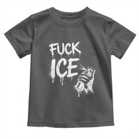 Fck Ice Toddler T Shirt Vintage Graffiti No Human is Illegal