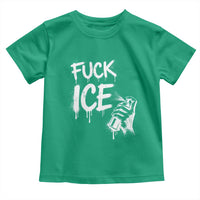 Fck Ice Toddler T Shirt Vintage Graffiti No Human is Illegal