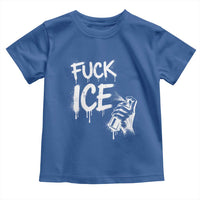 Fck Ice Toddler T Shirt Vintage Graffiti No Human is Illegal