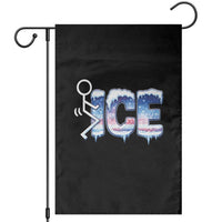 Fck Ice Garden Flag Sarcastic Immigration Protest
