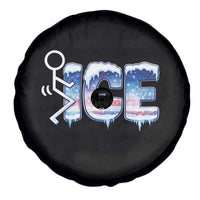 Fck Ice Spare Tire Cover Sarcastic Immigration Protest