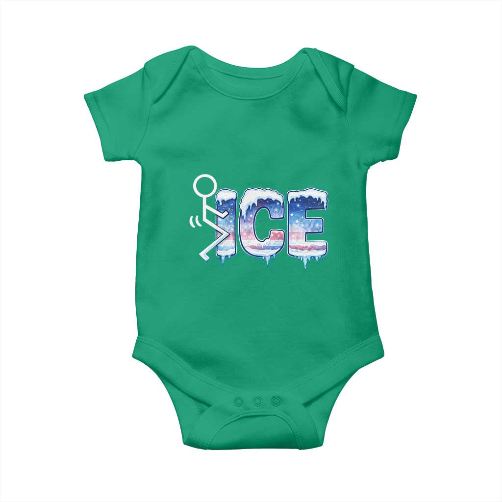 Fck Ice Baby Onesie Sarcastic Immigration Protest