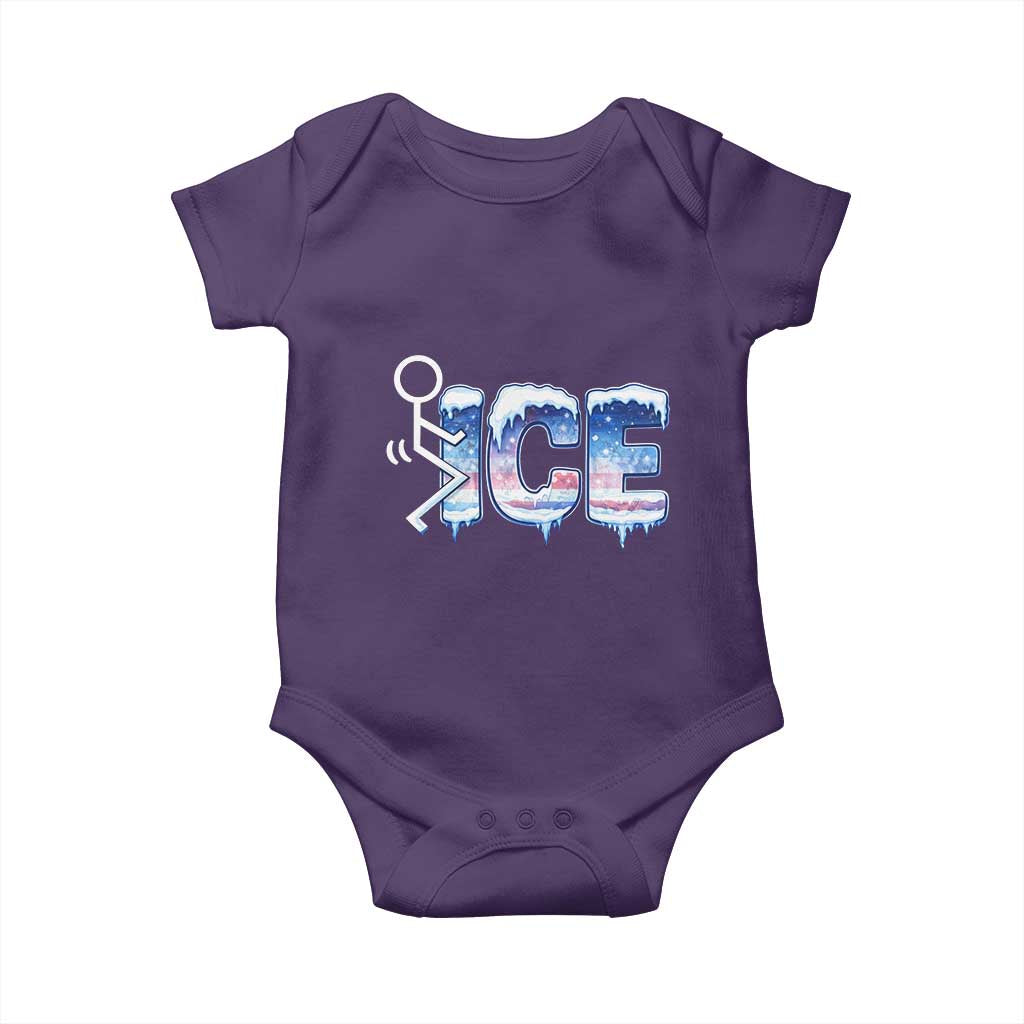 Fck Ice Baby Onesie Sarcastic Immigration Protest