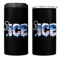 Fck Ice 4 in 1 Can Cooler Tumbler Sarcastic Immigration Protest