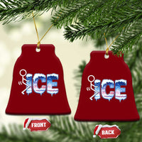 Fck Ice Ceramic Ornament Sarcastic Immigration Protest