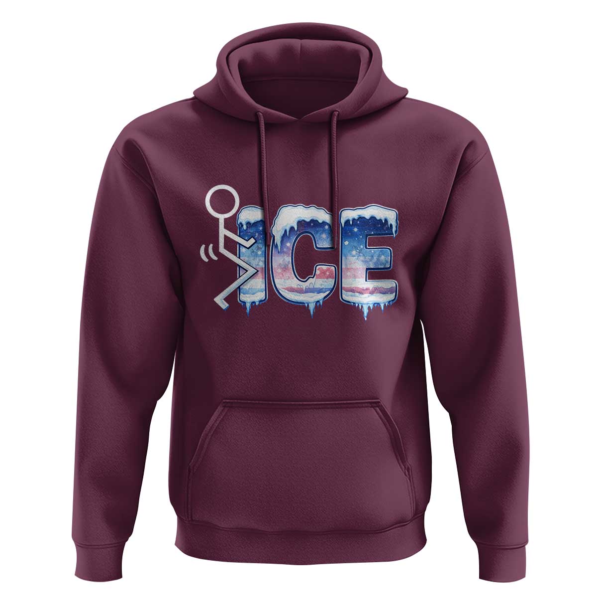 Fck Ice Hoodie Sarcastic Immigration Protest