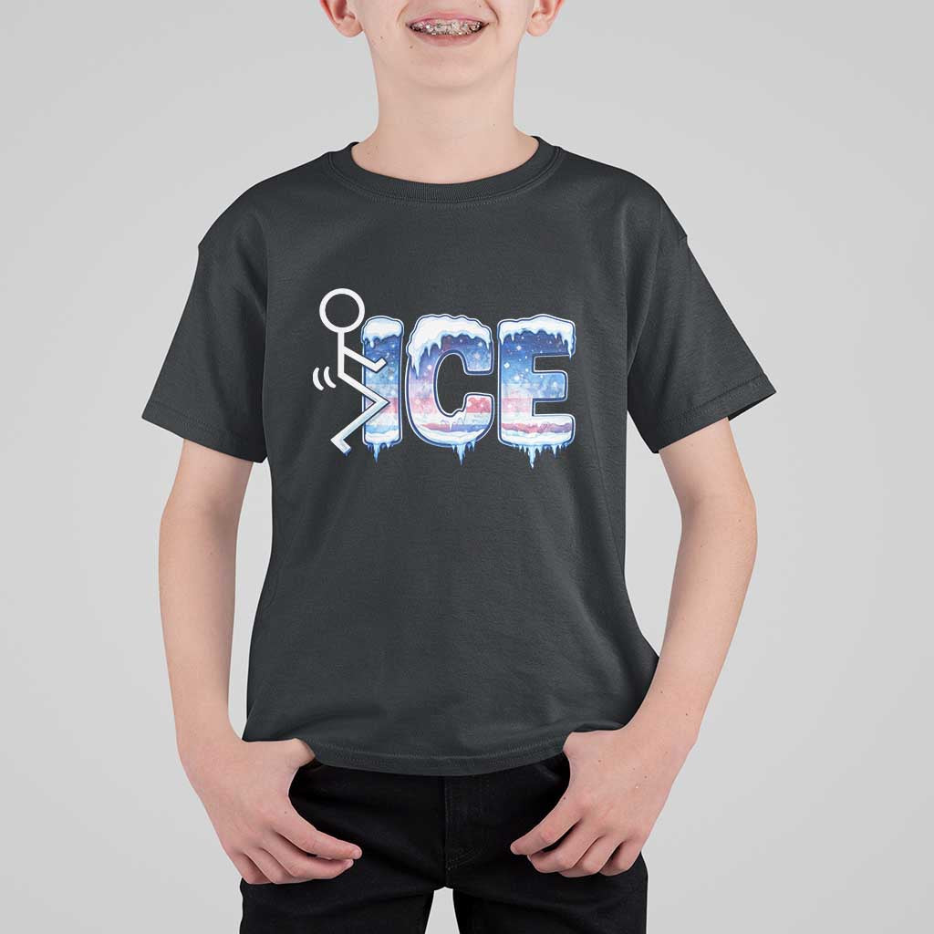 Fck Ice T Shirt For Kid Sarcastic Immigration Protest
