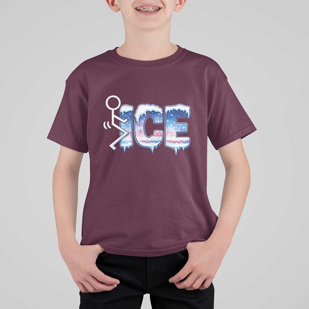 Fck Ice T Shirt For Kid Sarcastic Immigration Protest