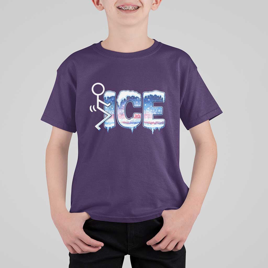 Fck Ice T Shirt For Kid Sarcastic Immigration Protest
