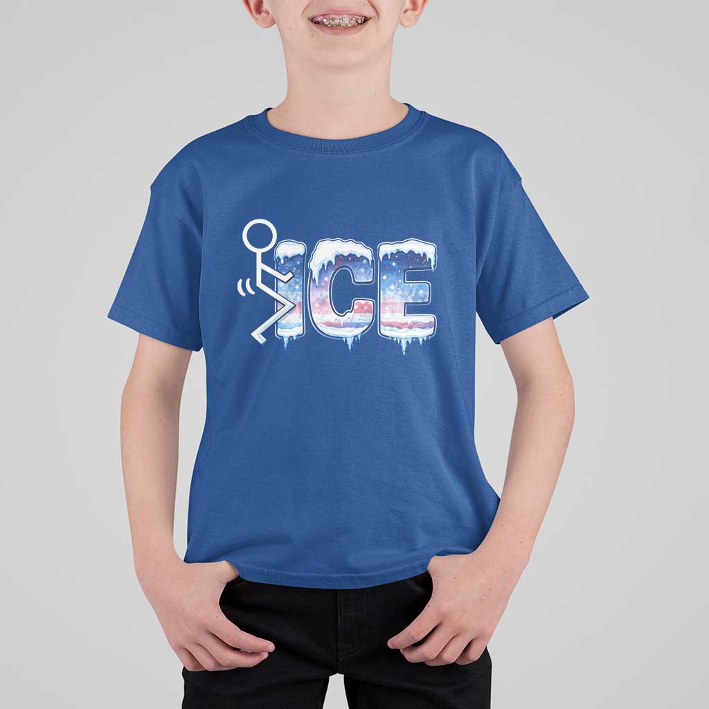 Fck Ice T Shirt For Kid Sarcastic Immigration Protest