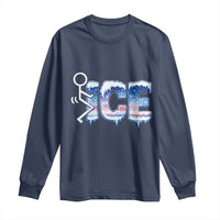 Fck Ice Long Sleeve Shirt Sarcastic Immigration Protest