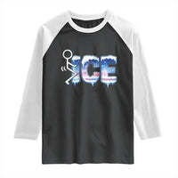 Fck Ice Raglan Shirt Sarcastic Immigration Protest
