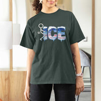 Fck Ice T Shirt For Women Sarcastic Immigration Protest