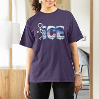 Fck Ice T Shirt For Women Sarcastic Immigration Protest