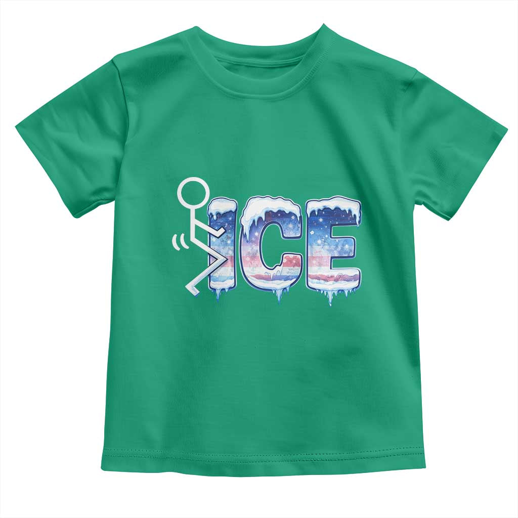 Fck Ice Toddler T Shirt Sarcastic Immigration Protest