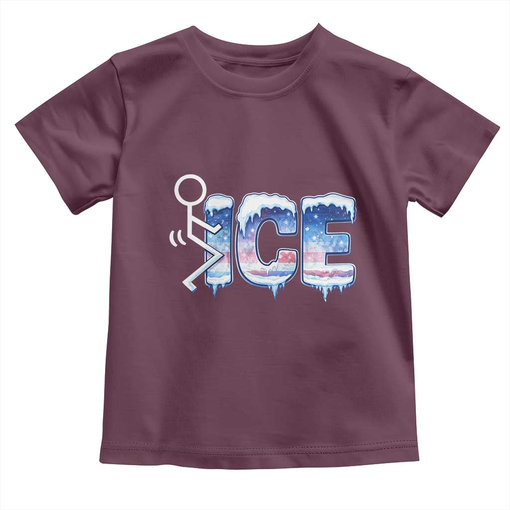 Fck Ice Toddler T Shirt Sarcastic Immigration Protest