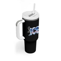 Fck Ice Tumbler With Handle Sarcastic Immigration Protest